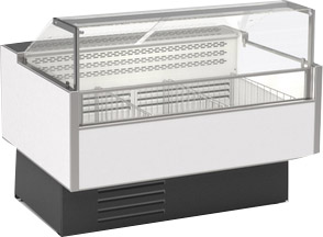 Холодильная витрина Gamma Quadro М 1200 LED с боковинами