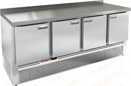 Стол охлаждаемый с полимерным покрытием (RAL 7004)  HICOLD  SNE 1111/TN W