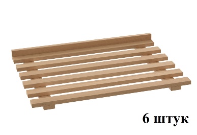 Комплект деревянных полок к ШЗХ-С- 800.600-02-Р (натур. бук)